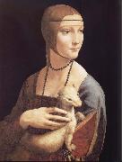 Leonardo  Da Vinci Lady with Emine oil painting reproduction